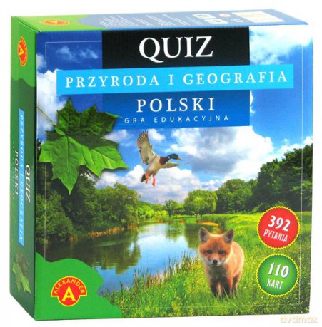 Quiz przyroda i geografia Polski [GRA PLANSZOWA]