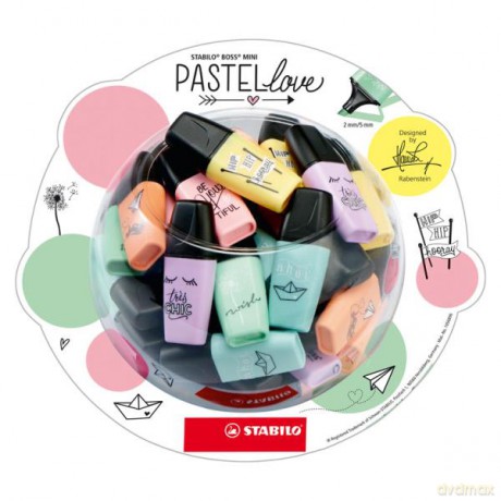 Zakreślacz STABILO BOSS MINI Pastellove