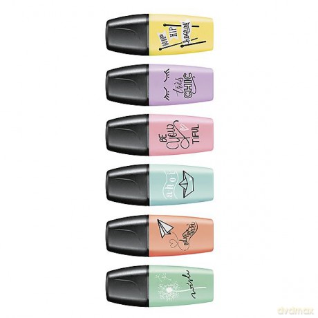 Zakreślacz STABILO BOSS MINI Pastellove etui 6 szt. 07/06-29