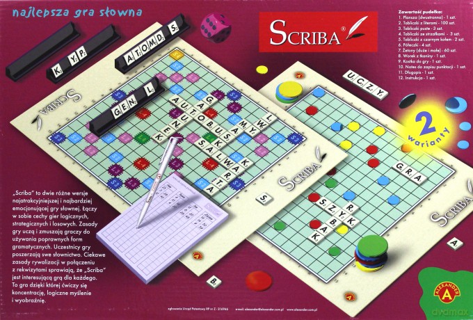 Scriba - gra edukacyjna [GRA PLANSZOWA]