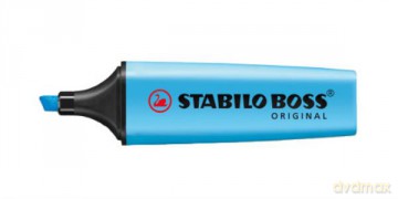 Zakreślacz STABILO BOSS niebieski. 70/31