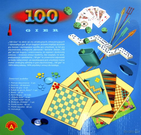 Zestaw 100 gier [GRA PLANSZOWA]