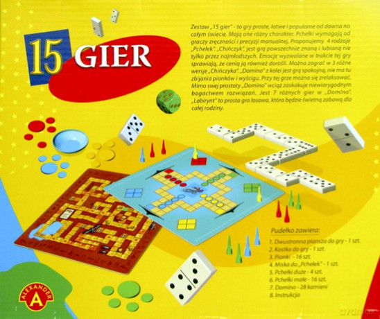 Zestaw 15 gier [GRA PLANSZOWA]