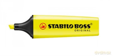 Zakreślacz STABILO BOSS żółty. STABILO