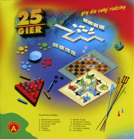 Zestaw 25 gier [GRA PLANSZOWA]