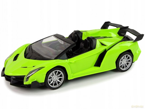 Zdalnie Sterowane Auto Sportowe R/C 1:18 Zielone 13109