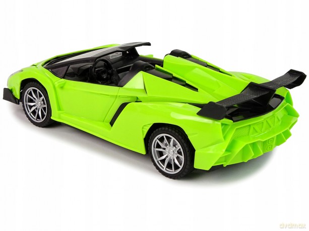 Zdalnie Sterowane Auto Sportowe R/C 1:18 Zielone 13109
