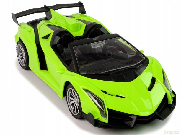 Zdalnie Sterowane Auto Sportowe R/C 1:18 Zielone 13109