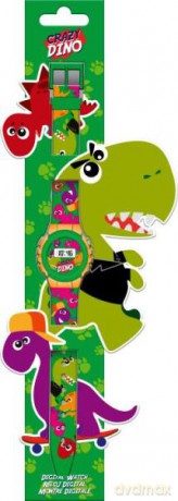 Zegarek cyfrowy KE02 ECO (bez plastikowego opakowania) Crazy Dino KL11304