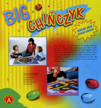 Chińczyk Big - duża wersja podłogowa [GRA]