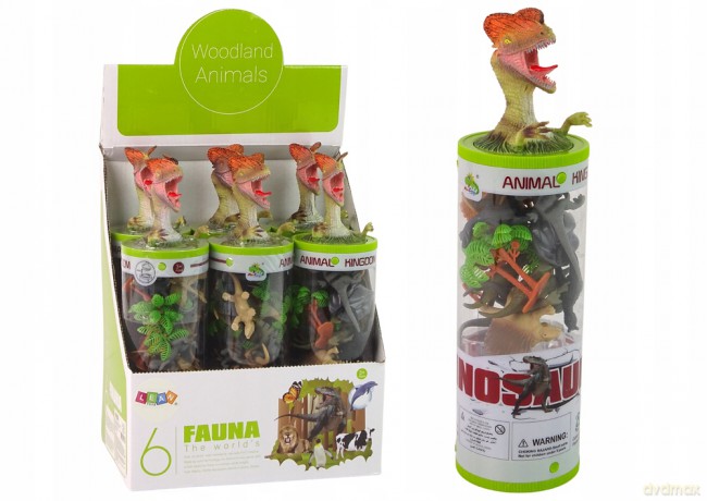 Zestaw 12 Figurek Dinozaury w Tubie 13191 [FIGURKA]