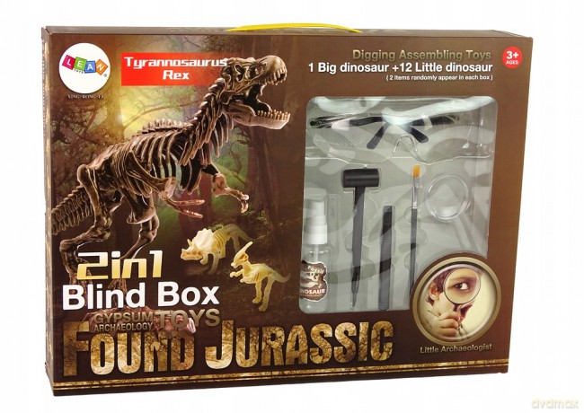 Zestaw Archeologiczny 2w1 Dinozaur Szkielet Tyranozaur 13005 [FIGURKA]