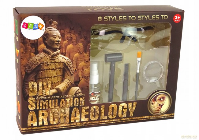 Zestaw Archeologiczny 2w1 Różne Kryształy Skarby 13006
