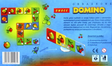 Domino obrazkowe - Owoce [GRA]