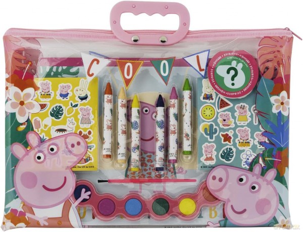 Zestaw artystyczny w torbie Świnka Peppa