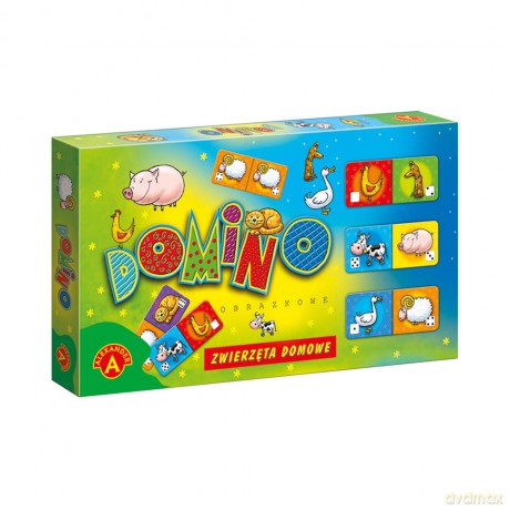 Domino obrazkowe - Zwierzęta domowe [GRA]
