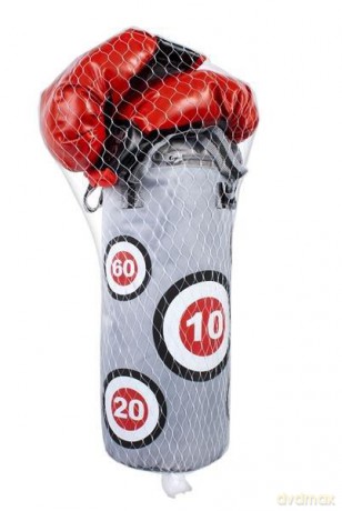 Zestaw bokserski w siatce 50x26x15 cm MC