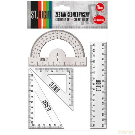 Zestaw geometryczny 4el. 15 cm ST.RIGHT