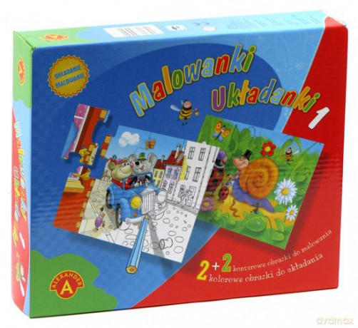 Malowanki - Puzzlowe układanki - cz. 1 [GRA]