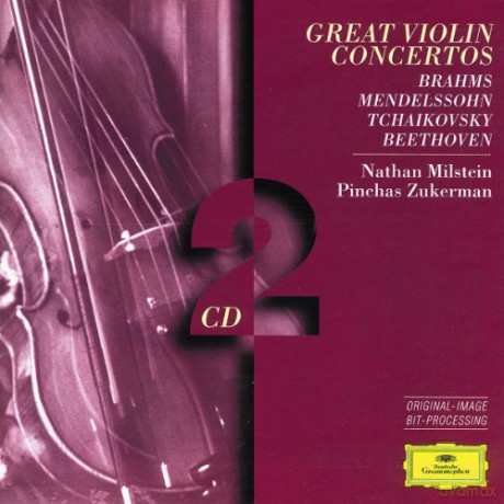 Double Nathan Milstein: Great Violin Concertos [2CD]