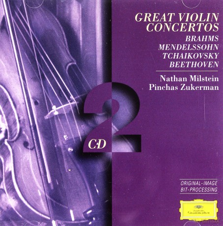 Double Nathan Milstein: Great Violin Concertos [2CD]
