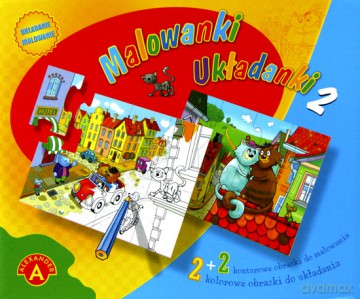 Malowanki - Puzzlowe układanki - cz. 2 [GRA]