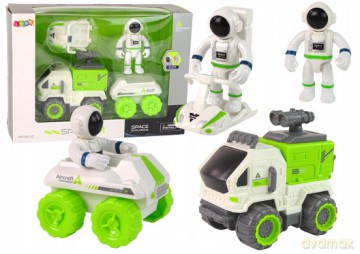 Zestaw Pojazd Kosmiczny Kosmonauta Kosmos	12984