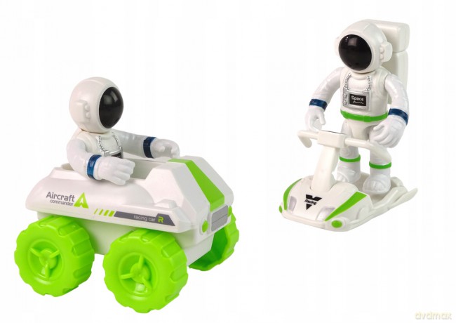Zestaw Pojazd Kosmiczny Kosmonauta Kosmos	12984