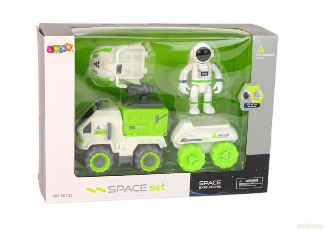 Zestaw Pojazd Kosmiczny Kosmonauta Kosmos	12984