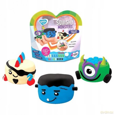 Zestaw z lekką ciastolią Squishy Monster 70130