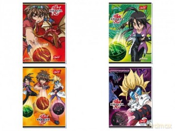 Zeszyt 16k kratka lam. Bakugan ST.