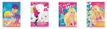 Zeszyt 16k kratka lam. Barbie ST