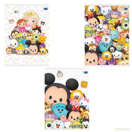 Zeszyt 16k kratka Tsum Tsum
