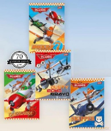 Zeszyt 16k linia lam. Planes ST
