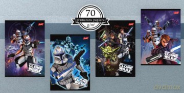 Zeszyt 32k linia lam. Clone Wars