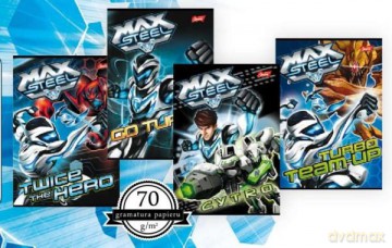 Zeszyt 32k linia lam. Max Steel ST