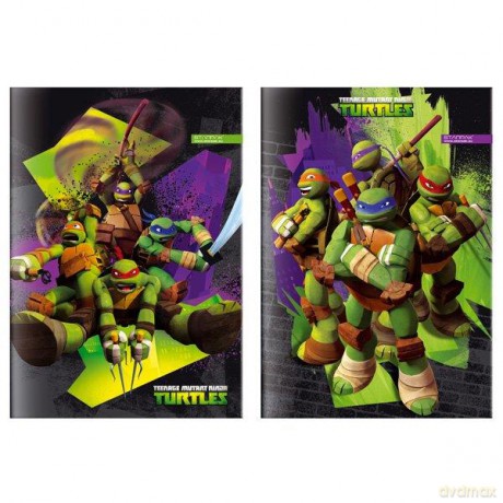 Zeszyt 32k linia Ninja Turtles.