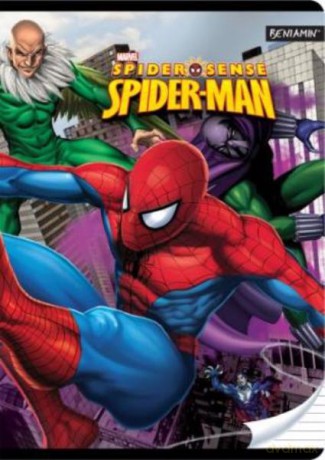 Zeszyt 32k linia Spider-Man karty