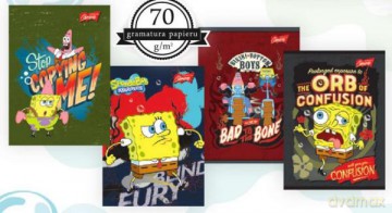 Zeszyt 60k kratka lam. SpongeBob II