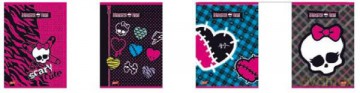 Zeszyt 60k linia lam. Monster High