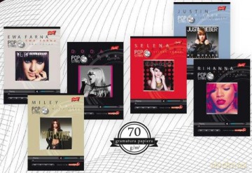 Zeszyt 60k linia lam. Pop Stars.