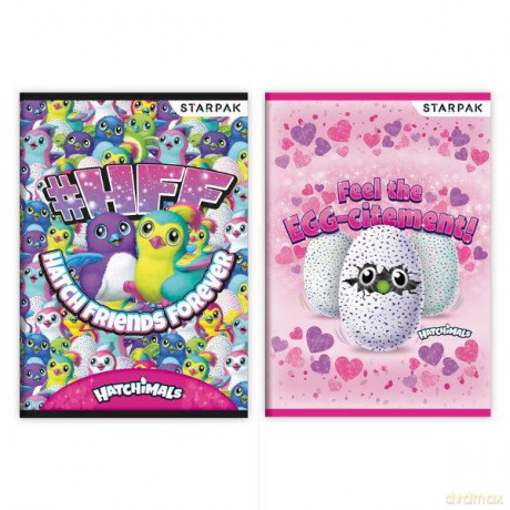 Zeszyt A5 16k kratka Hatchimals