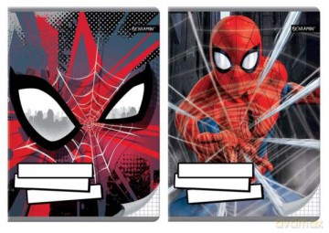 Zeszyt A5 16k kratka Spider Man