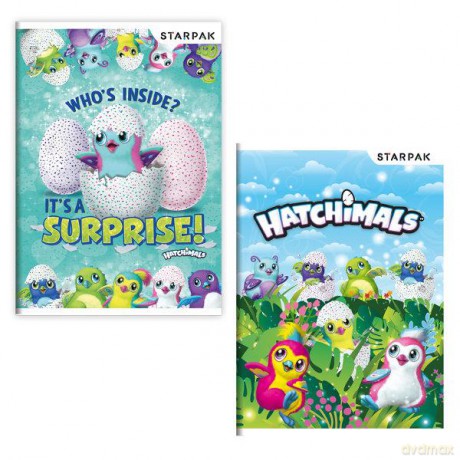 Zeszyt A5 16k linia Hatchimals mix