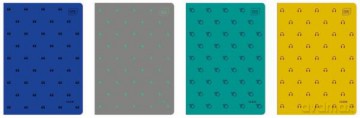 Zeszyt A5 32 3-linie 70g Soft Touch Icon mix