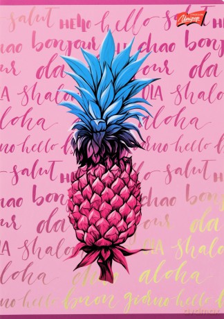 Zeszyt A5 32k linia podwójna dwukolorowa laminowany TROPICAL max