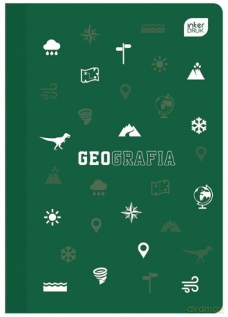 Zeszyt A5 60k kratka 70g PP Geografia