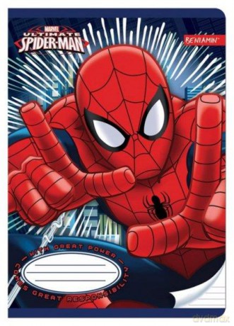Zeszyt A5/32k linia Spider Man 601952