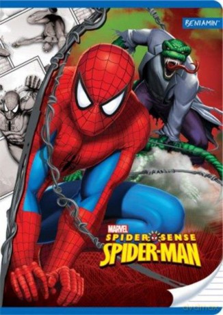 Zeszyt A5/32k linia Spider Man imiennik+plan