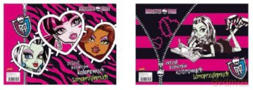 Zeszyt pap.kol.samop.B4 8k Monster High